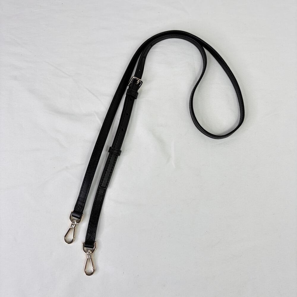 Kate Spade saffiano black leather crossbody replacement strap, classic, timeless